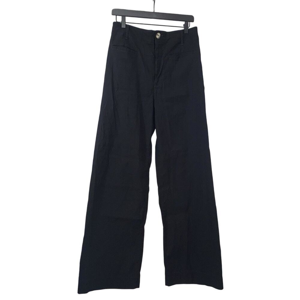 Maeve Black Straight Leg Pants